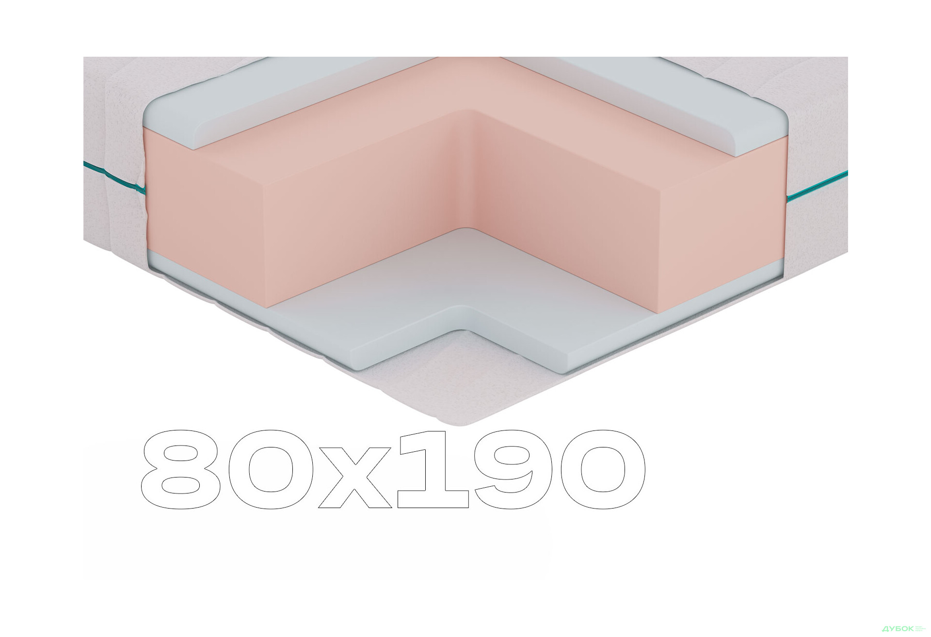 Матрац NanoDream / Нанодрім 80х190 Sleep Zone - Зображення 1 Зображення 1 - Матрац NanoDream / Нанодрім 80х190 Sleep Zone