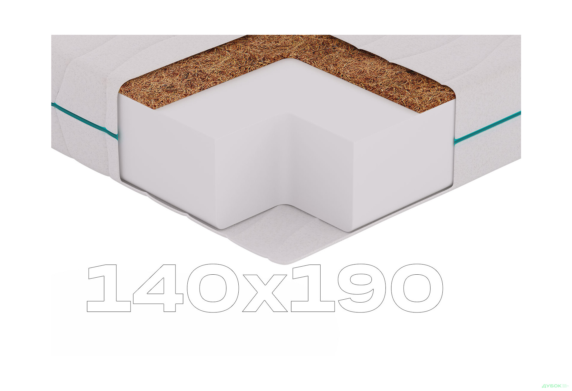 Матрац CloudCo / КлаудКо 140х190 Sleep Zone - Зображення 1 Зображення 1 - Матрац CloudCo / КлаудКо 140х190 Sleep Zone