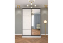 Шафа-купе Київський Стандарт 2Д 1500х2400х600 комбіновані ДСП + Дзеркало, бетон стайл - Зображення 2 Зображення 2 - Шафа-купе Київський Стандарт 2Д 1500х2400х600 комбіновані ДСП + Дзеркало, бетон стайл