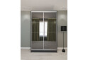 Шафа-купе Київський Стандарт 2Д 1500х2400х600 Комб 7_7/2 Дзеркало Графіт, антрацит - Зображення 2 Зображення 2 - Шафа-купе Київський Стандарт 2Д 1500х2400х600 Комб 7_7/2 Дзеркало Графіт, антрацит