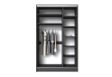 Шафа-купе Київський Стандарт 2Д 1500х2400х600 Комб 7_7/2 Дзеркало Графіт, антрацит - Зображення 6 Зображення 6 - Шафа-купе Київський Стандарт 2Д 1500х2400х600 Комб 7_7/2 Дзеркало Графіт, антрацит