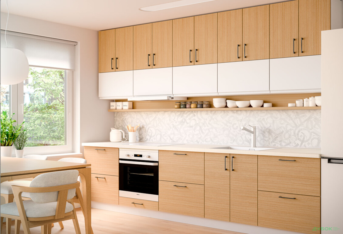 Кухня Соната Люкс / Інтерно Люкс 3.0 VIP-master Білий / Дуб елегант, білий - Зображення 1 Зображення 1 - Кухня Соната Люкс / Інтерно Люкс 3.0 VIP-master Білий / Дуб елегант, білий