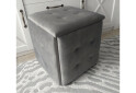 Пуф-трансформер Kredens furniture 5в1 50x50 см, Чорний метал / Світло сірий - Зображення 2 Зображення 2 - Пуф-трансформер Kredens furniture 5в1 50x50 см, Чорний метал / Світло сірий