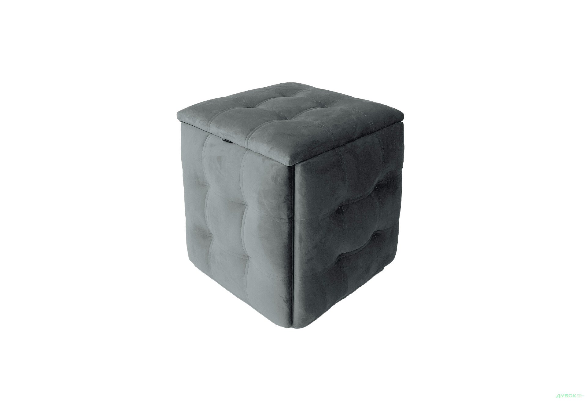 Зображення 1 - Пуф-трансформер Kredens furniture 5в1 50x50 см, Чорний метал / Світло сірий