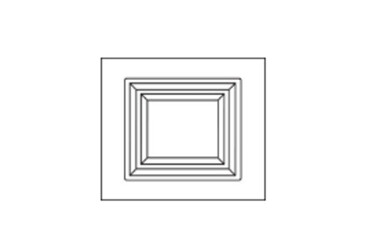 Фасад Ф-500*400 V.1 / V.2 Мадрид Білий