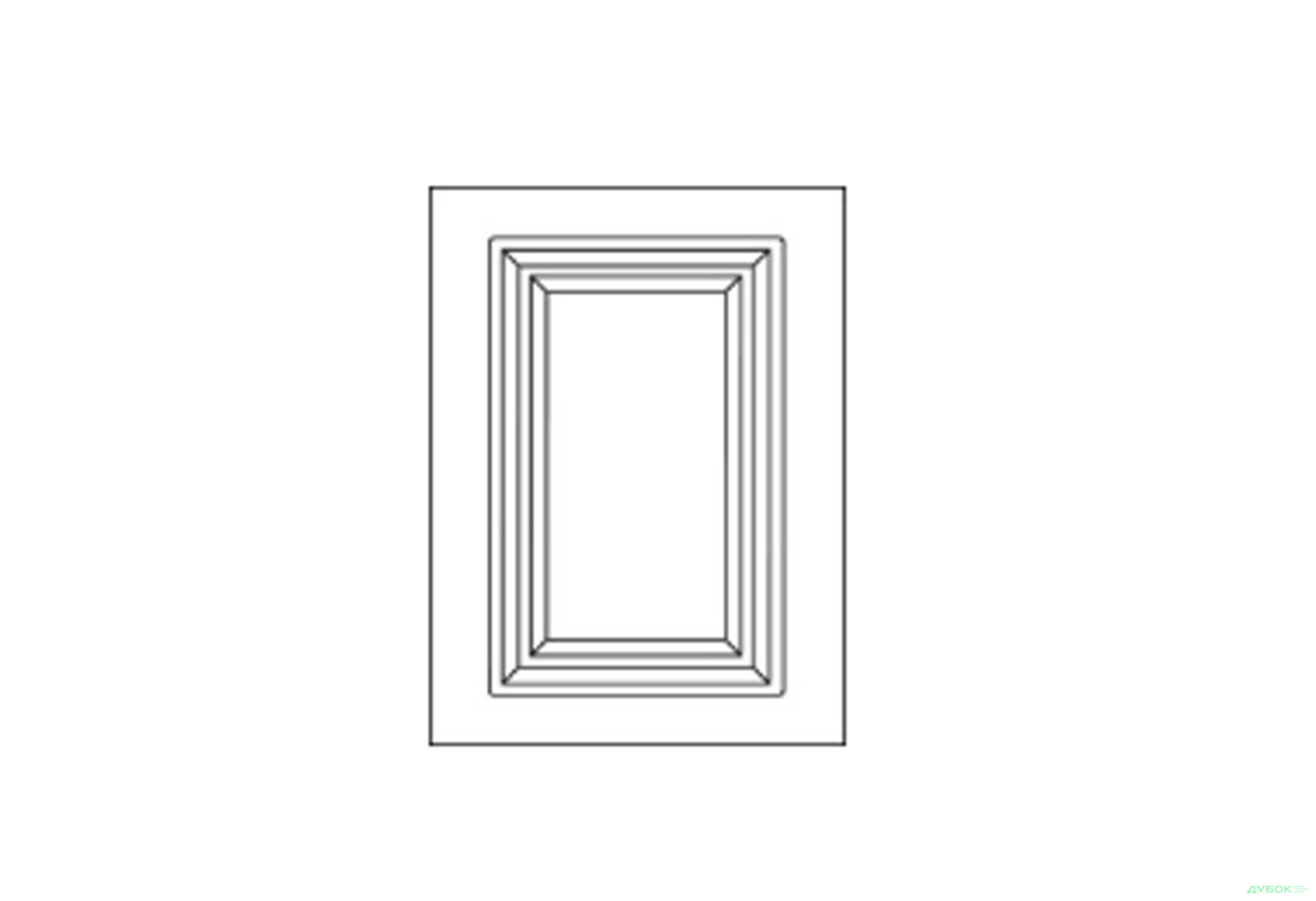 Фасад Ф-500*695 V.1 / V.2 Мадрид Білий VIP-master - Зображення 1 Зображення 1 - Фасад Ф-500*695 V.1 / V.2 Мадрид Білий VIP-master