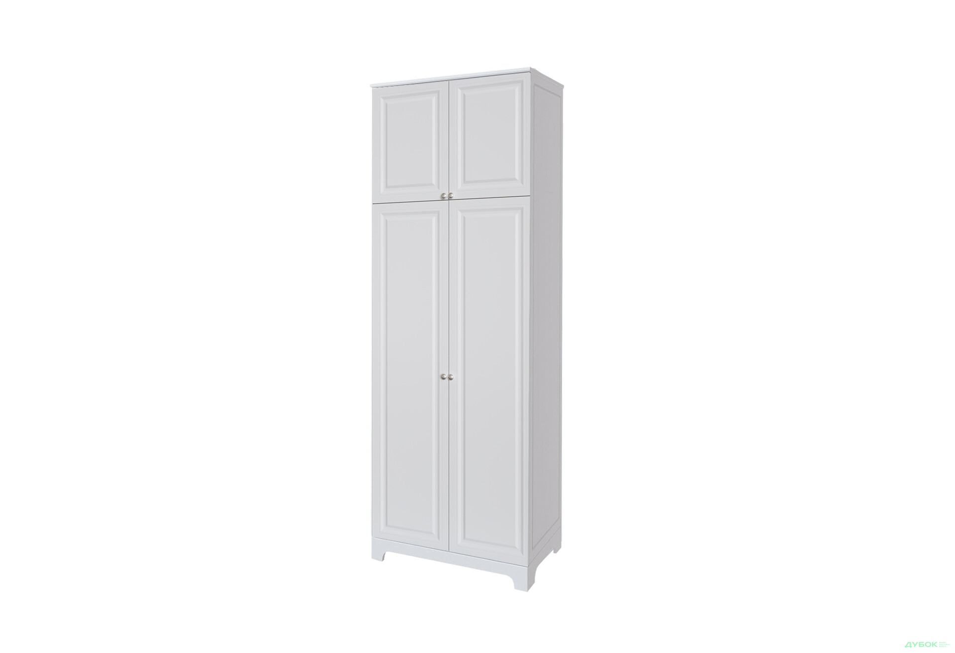 Шафа VIP-master Мадрид 2-дверна з високою антресоллю V.1 102 см, білий - Зображення 1 Зображення 1 - Шафа VIP-master Мадрид 2-дверна з високою антресоллю V.1 102 см, білий
