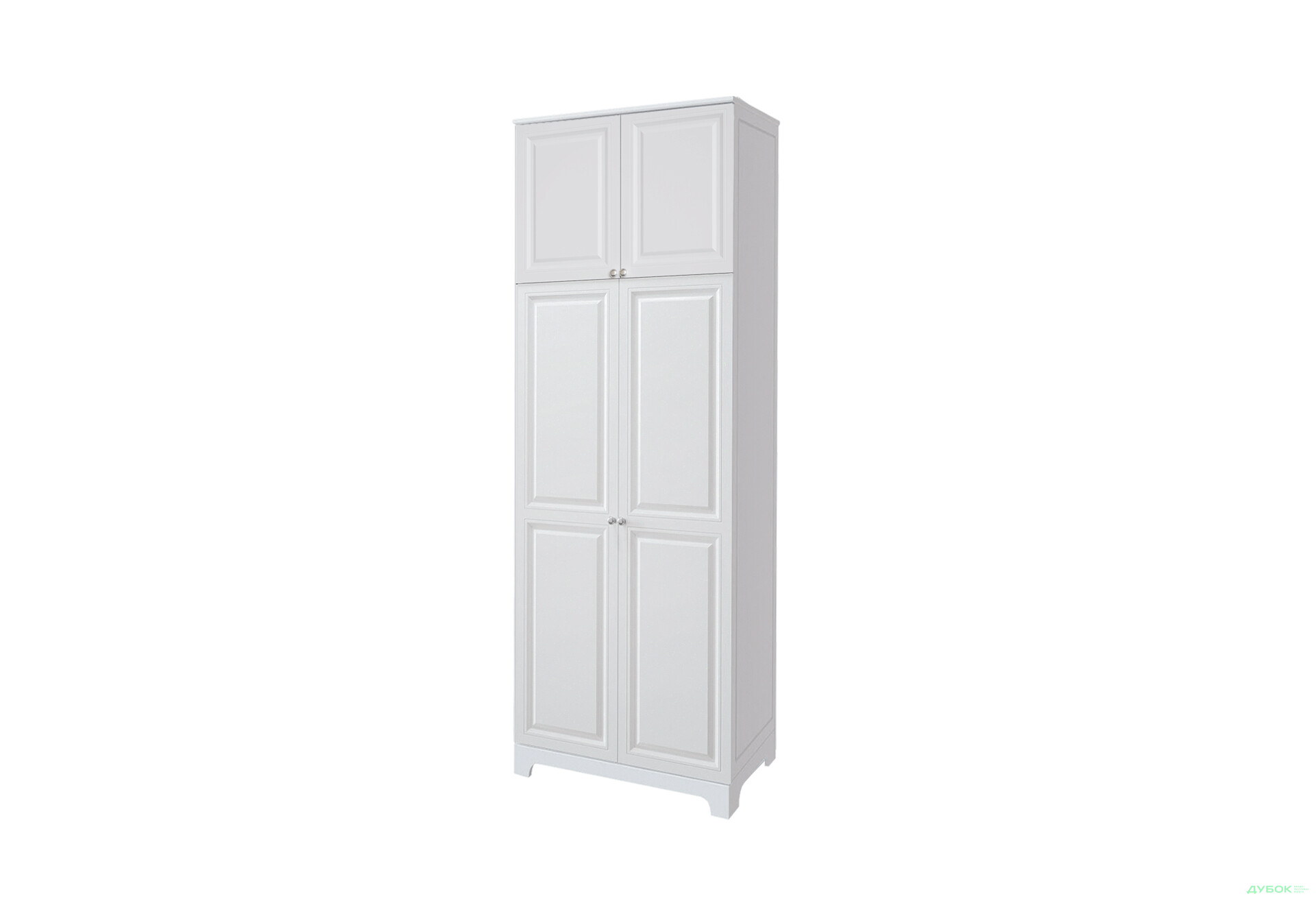 Шафа VIP-master Мадрид 2-дверна з високою антресоллю V.2 102 см, білий - Зображення 1 Зображення 1 - Шафа VIP-master Мадрид 2-дверна з високою антресоллю V.2 102 см, білий