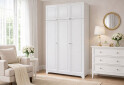 Зображення 2 - Шафа VIP-master Мадрид 3-дверна з високою антресоллю V.1 152 см, білий
