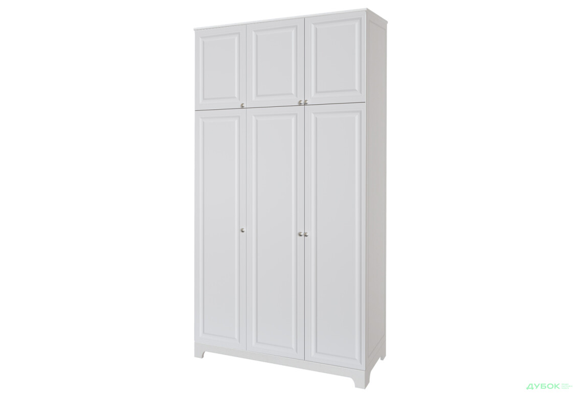 Шафа VIP-master Мадрид 3-дверна з високою антресоллю V.1 152 см, білий - Зображення 1 Зображення 1 - Шафа VIP-master Мадрид 3-дверна з високою антресоллю V.1 152 см, білий