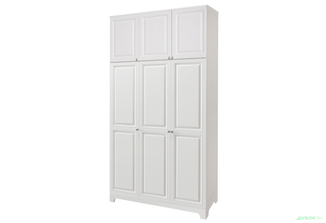 Шкаф Вип-Мастер Мадрид 3-дверный с высокой антресолью V.2 152 см, белый - Изображение 1 Изображение 1 - Шкаф Вип-Мастер Мадрид 3-дверный с высокой антресолью V.2 152 см, белый