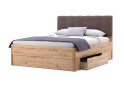 Ліжко-подіум MiroMark Тедді (без вкладу) 180x200 см з шухлядами, дуб артизан - Зображення 4 Зображення 4 - Ліжко-подіум MiroMark Тедді (без вкладу) 180x200 см з шухлядами, дуб артизан