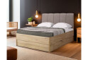 Ліжко-подіум MiroMark Тедді (без вкладу) 140x200 см з шухлядами, дуб артизан - Зображення 2 Зображення 2 - Ліжко-подіум MiroMark Тедді (без вкладу) 140x200 см з шухлядами, дуб артизан