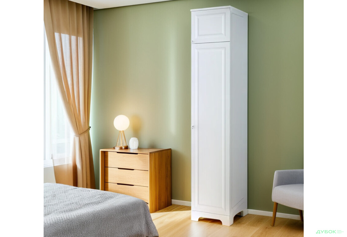 Шкаф-пенал Вип-Мастер Мадрид с антресолью №1 / V.1 закрытый 52 см - Изображение 2 Изображение 2 - Шкаф-пенал Вип-Мастер Мадрид с антресолью №1 / V.1 закрытый 52 см