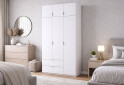 Изображение 2 - Шкаф Doros Лукас 3-дверная с антресолью 120 см белый