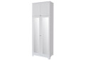 Шкаф Вип-Мастер Мадрид 2-дверный с высокой антресолью и зеркалом V.1 102 см, белый - Изображение 1 Изображение 1 - Шкаф Вип-Мастер Мадрид 2-дверный с высокой антресолью и зеркалом V.1 102 см, белый