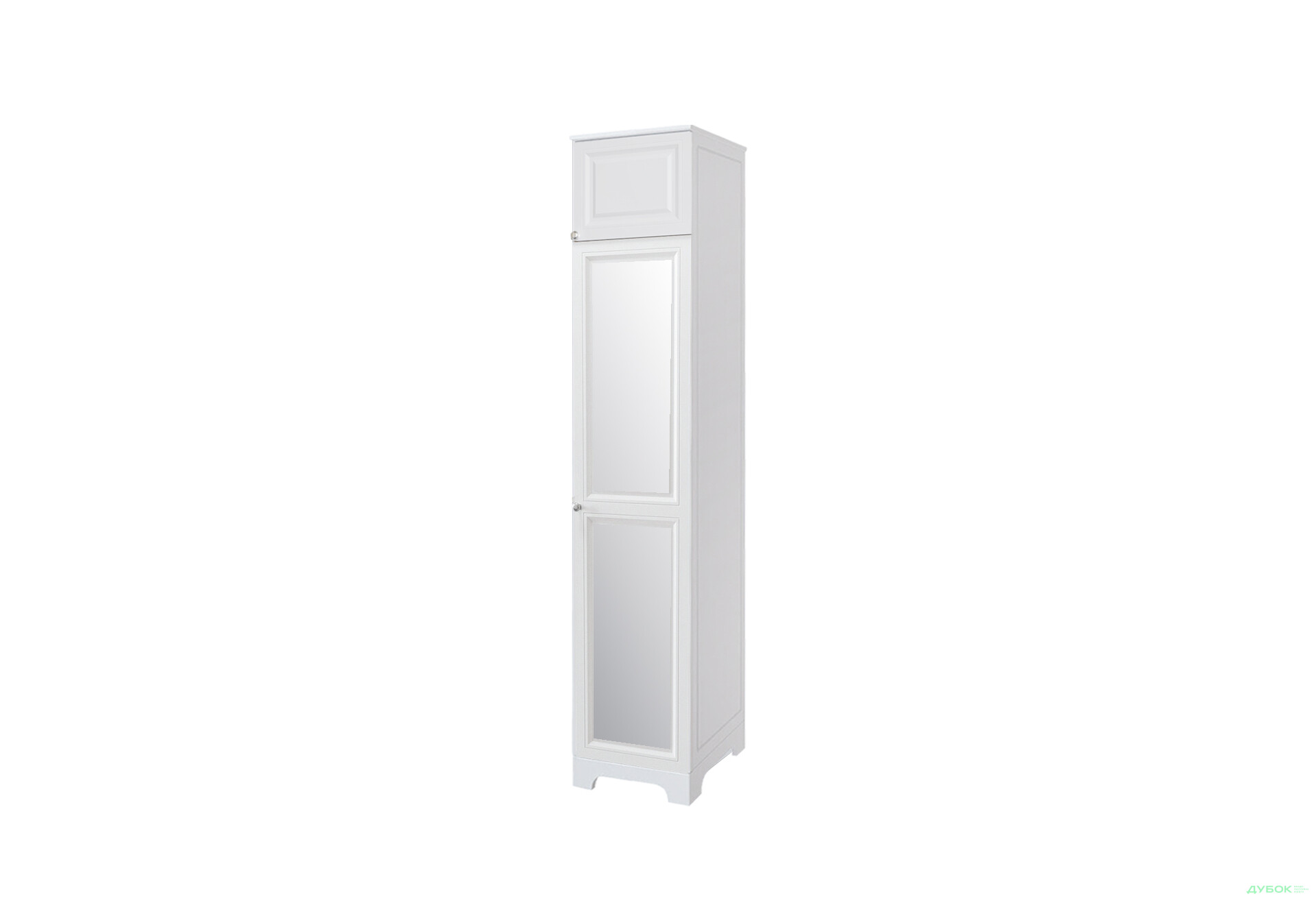 Шкаф-пенал Вип-Мастер Мадрид с антресолью и зеркалом №1 / V.2 закрытый 52 см - Изображение 1 Изображение 1 - Шкаф-пенал Вип-Мастер Мадрид с антресолью и зеркалом №1 / V.2 закрытый 52 см