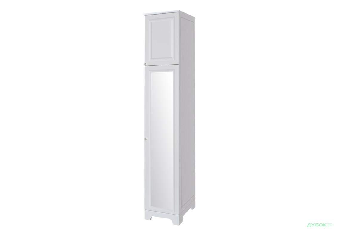 Шкаф-пенал Вип-Мастер Мадрид с высокой антресолью и зеркалом №1 / V.1 закрытый 52 см - Изображение 1 Изображение 1 - Шкаф-пенал Вип-Мастер Мадрид с высокой антресолью и зеркалом №1 / V.1 закрытый 52 см