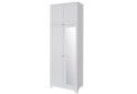 Шафа VIP-master Мадрид МДФ 2-дверна з високою антресоллю та дзеркалом V.1 102 см, білий - Зображення 1 Зображення 1 - Шафа VIP-master Мадрид МДФ 2-дверна з високою антресоллю та дзеркалом V.1 102 см, білий