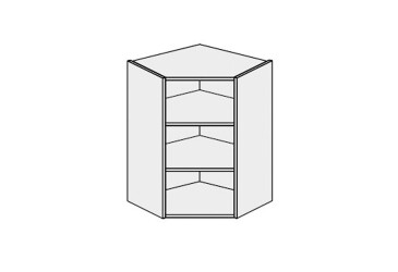 Корпус КутВ 45° 1дв 600х600 Pro Blum 720мм