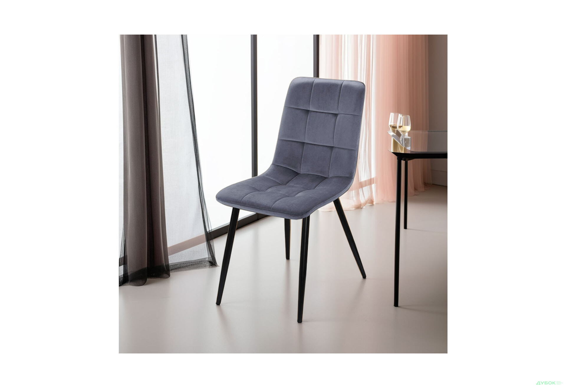 Изображение 2 - Стул Креденс Фениче FS-1 Grey-40, 42х52х91 см
