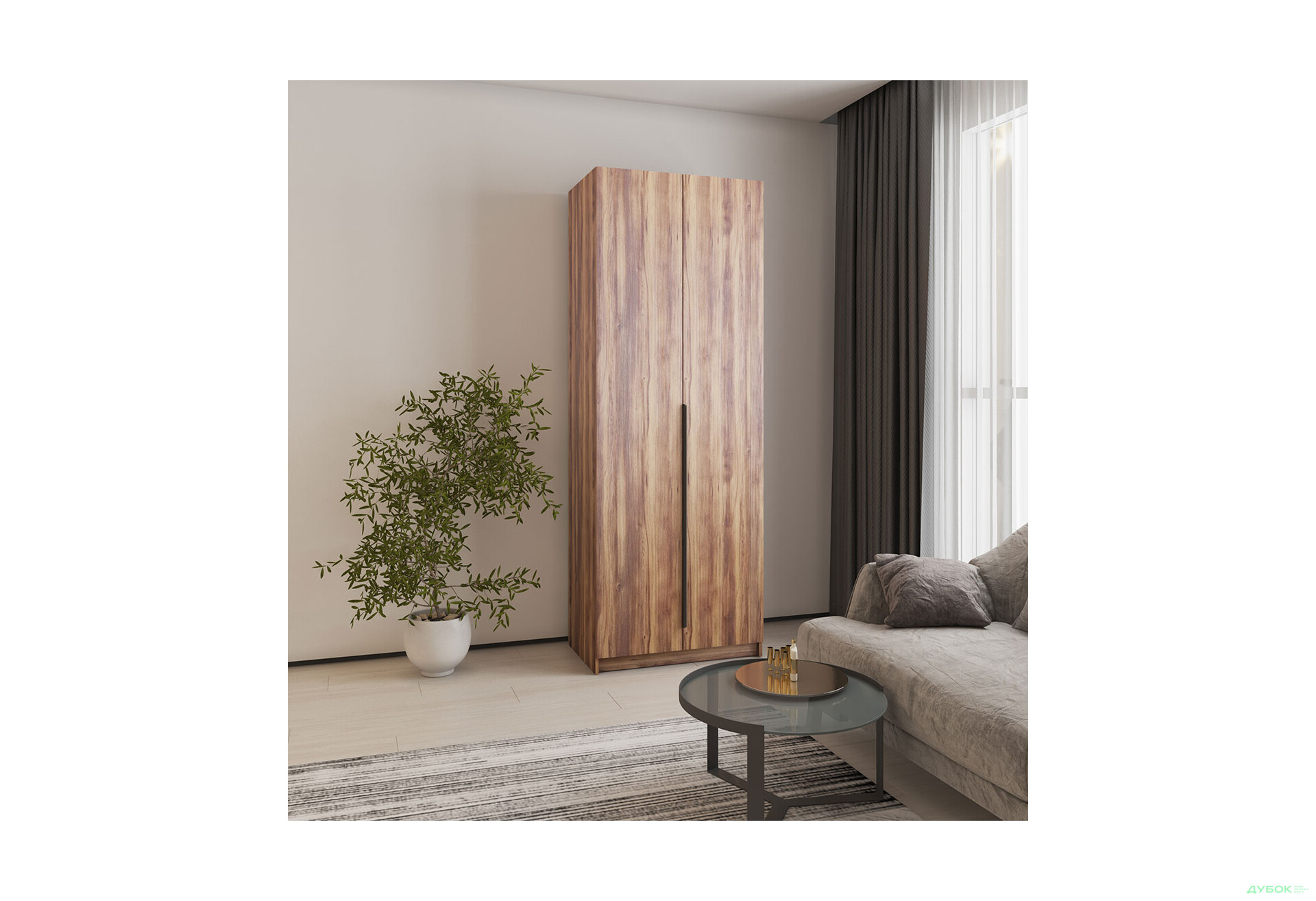 Шкаф Оскар 2D 800 Мебель Стар - Изображение 6 Изображение 6 - Шкаф Оскар 2D 800 Мебель Стар