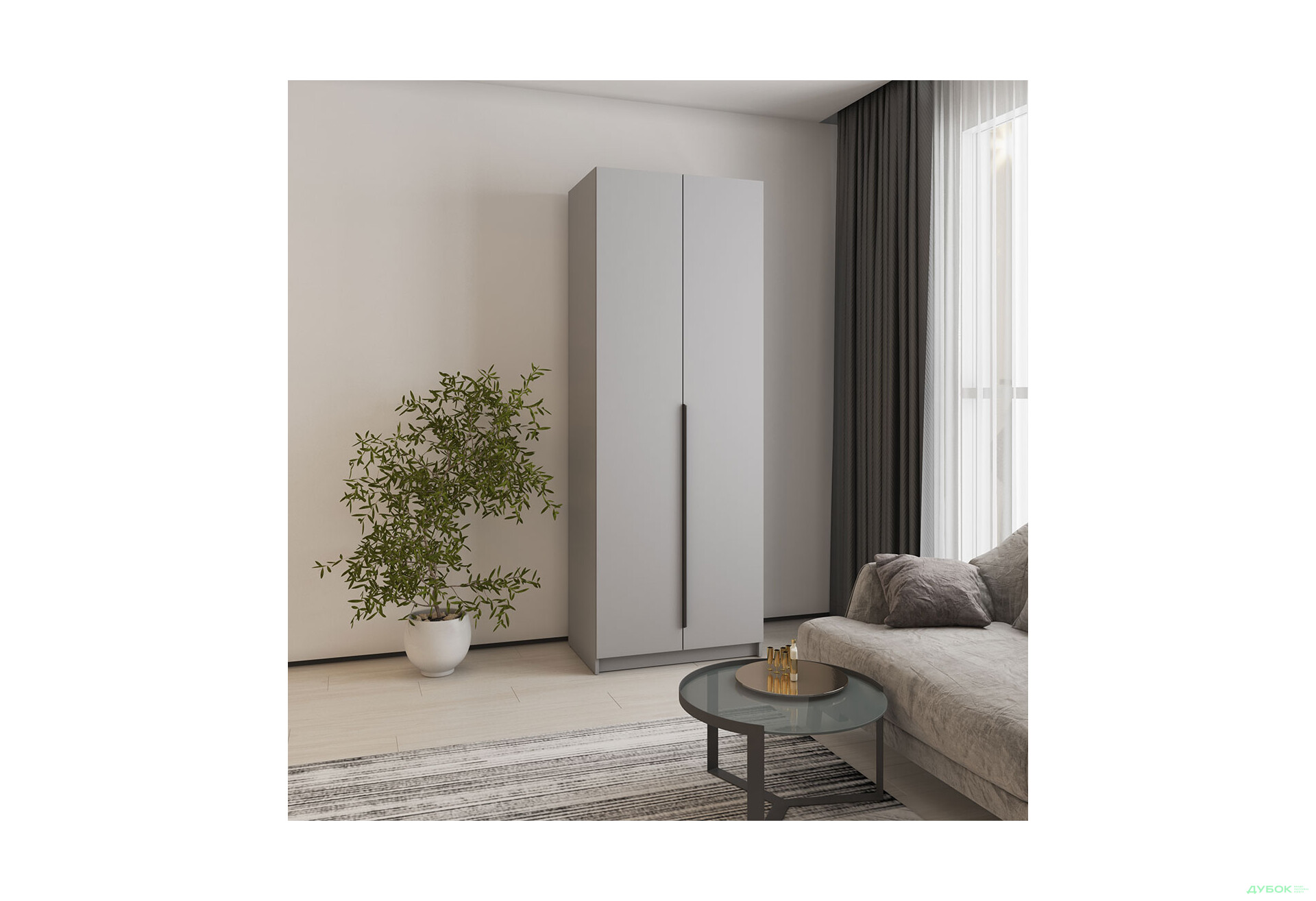 Шкаф Оскар 2D 800 Мебель Стар - Изображение 1 Изображение 1 - Шкаф Оскар 2D 800 Мебель Стар