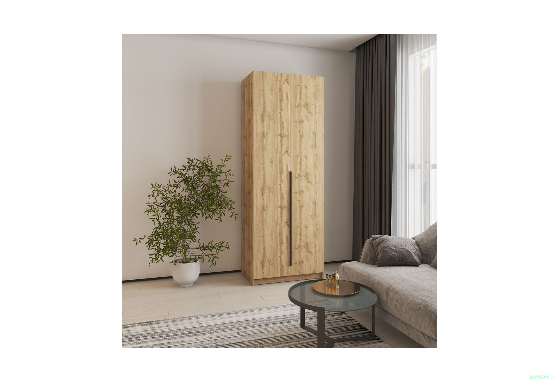 Шкаф Оскар 2D 800 Мебель Стар - Изображение 8 Изображение 8 - Шкаф Оскар 2D 800 Мебель Стар