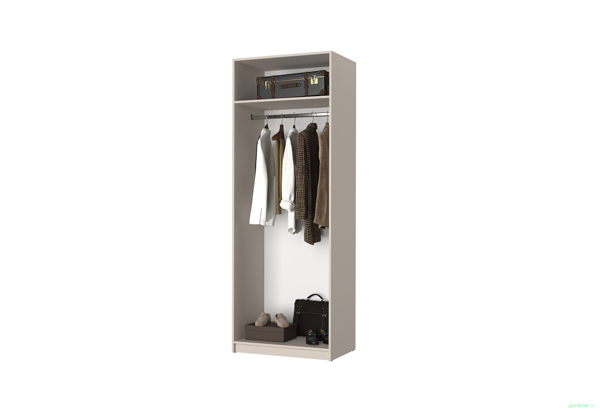 Корпус А 800х2200х500 Шкаф Оскар 2D 800 Мебель Стар - Изображение 1 Изображение 1 - Корпус А 800х2200х500 Шкаф Оскар 2D 800 Мебель Стар