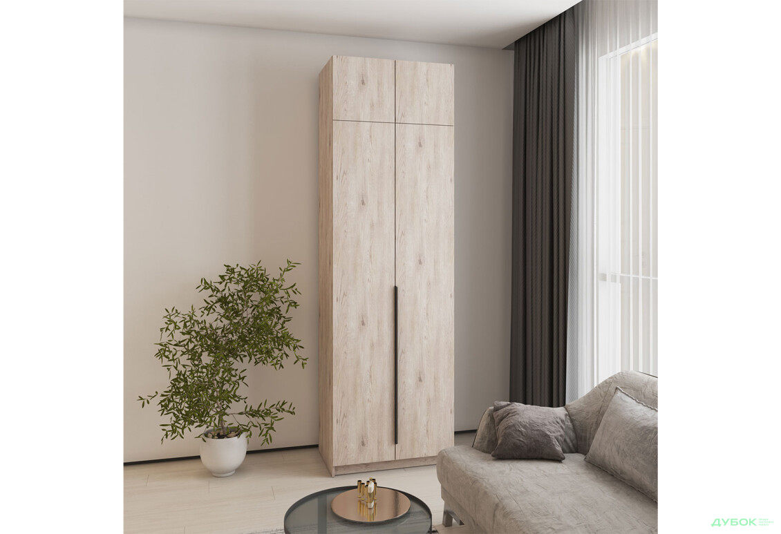 Корпус Антресоль 800х400х500 Шафа Оскар 2D 800 MebelStar - Зображення 2 Зображення 2 - Корпус Антресоль 800х400х500 Шафа Оскар 2D 800 MebelStar