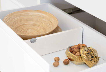 Розділювач для шухляди (кухня), довжина 28-44см, висота 10см Зображення Розділювач для шухляди (кухня), довжина 28-44см, висота 10см