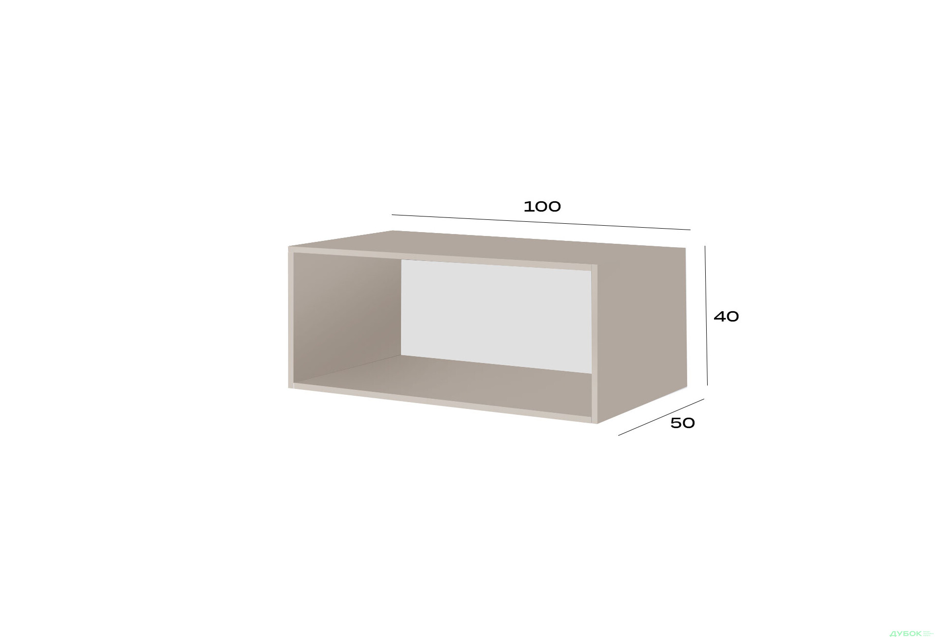 Корпус Антресоль 1000х400х500 Шкаф Оскар 2D 1000 Мебель Стар - Изображение 3 Изображение 3 - Корпус Антресоль 1000х400х500 Шкаф Оскар 2D 1000 Мебель Стар