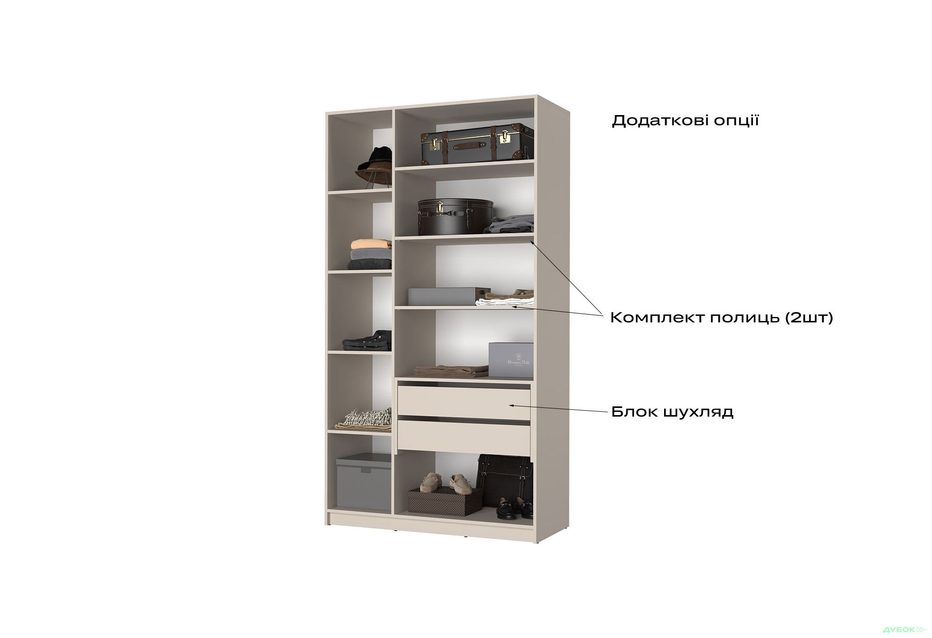 Изображение 4 - Корпус В 1200х2200х500 Шафа Оскар 3D 1200 Мебель Стар