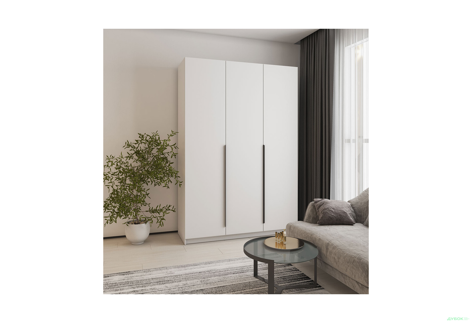 Шафа Оскар 3D 1500 MebelStar - Зображення 9 Зображення 9 - Шафа Оскар 3D 1500 MebelStar