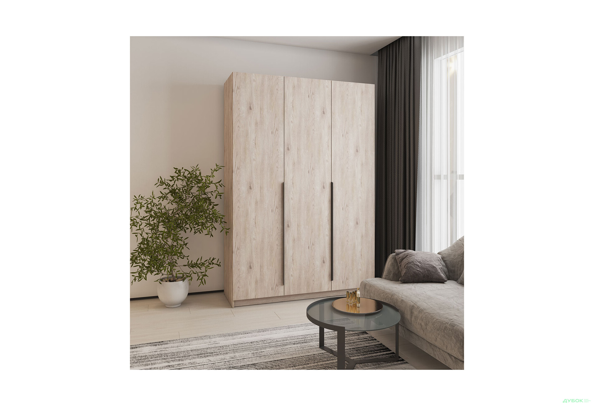 Шафа Оскар 3D 1500 MebelStar - Зображення 10 Зображення 10 - Шафа Оскар 3D 1500 MebelStar