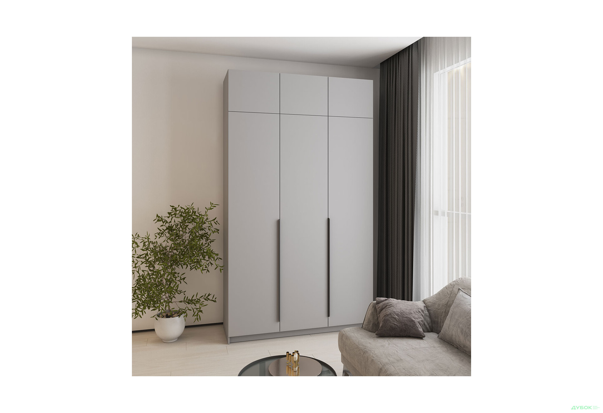 Шафа Оскар 3D 1500 MebelStar - Зображення 16 Зображення 16 - Шафа Оскар 3D 1500 MebelStar