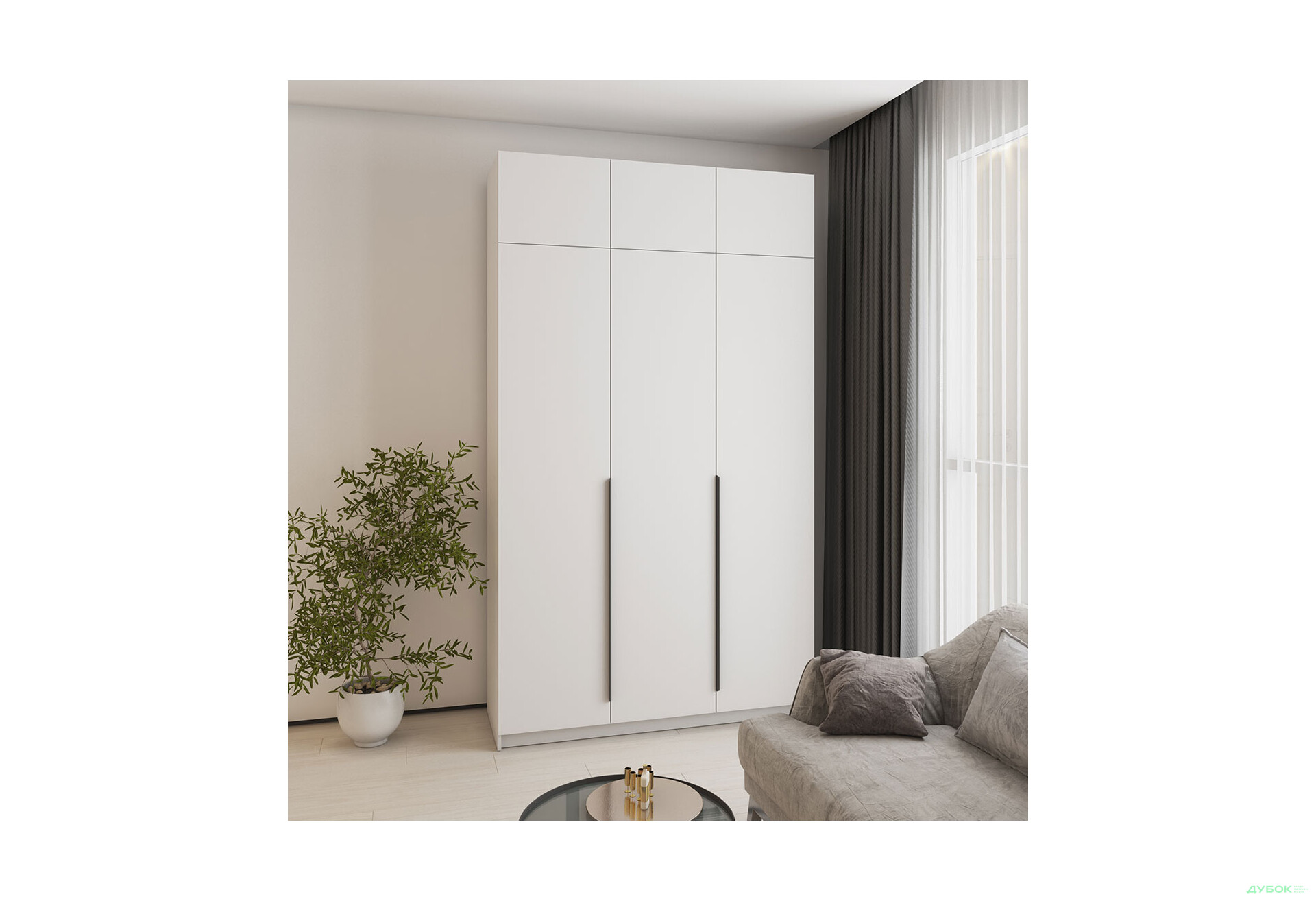 Шафа Оскар 3D 1500 MebelStar - Зображення 17 Зображення 17 - Шафа Оскар 3D 1500 MebelStar