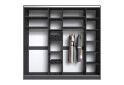Шафа-купе Київський Стандарт 4Д 2500х2400х600 дзеркало + Комб 7_7/9 ДСП, антрацит - Зображення 7 Зображення 7 - Шафа-купе Київський Стандарт 4Д 2500х2400х600 дзеркало + Комб 7_7/9 ДСП, антрацит