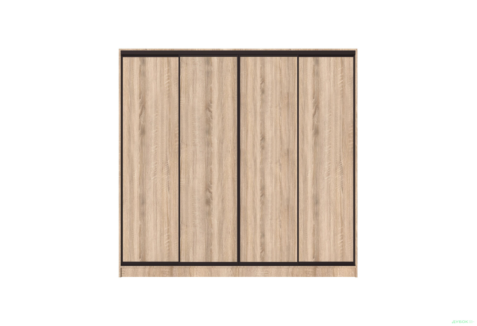Шафа-купе Київський Стандарт 4Д 2500х2400х600 фасади ДСП, дуб сонома - Зображення 4 Зображення 4 - Шафа-купе Київський Стандарт 4Д 2500х2400х600 фасади ДСП, дуб сонома