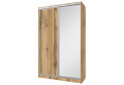 Шафа-купе MebelStar 2-дверна 1500х2400х600 із дзеркалом, дуб тахо - Зображення 1 Зображення 1 - Шафа-купе MebelStar 2-дверна 1500х2400х600 із дзеркалом, дуб тахо