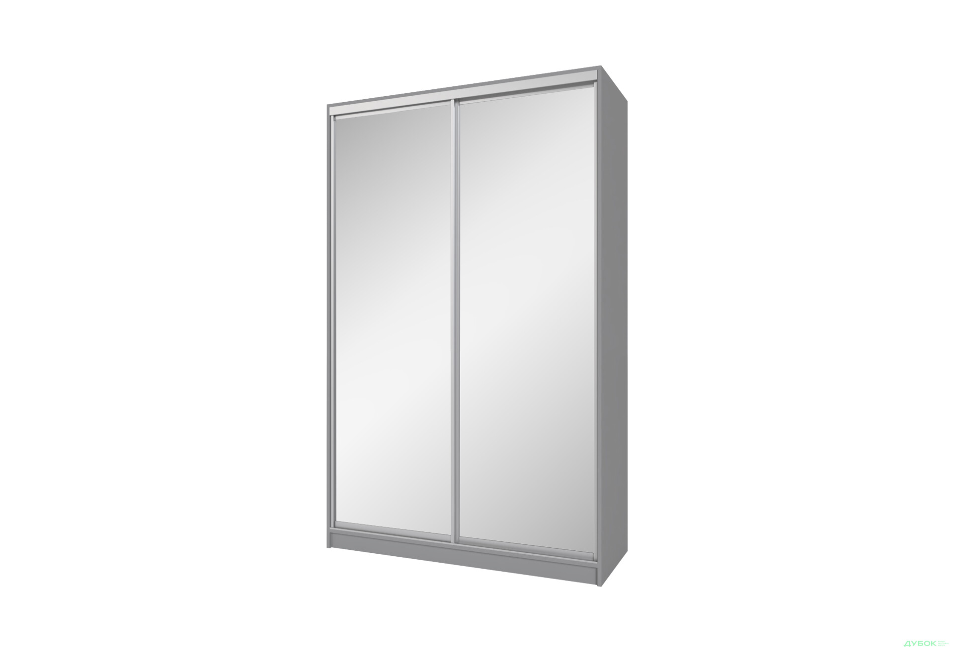 Шафа-купе MebelStar 2-дверна 1500х2400х600 із дзеркалами, сіра мишка - Зображення 1 Зображення 1 - Шафа-купе MebelStar 2-дверна 1500х2400х600 із дзеркалами, сіра мишка