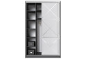 Зображення 5 - Шафа-купе MebelStar 2-дверна 1500х2400х600 фасади Худ.мат, антрацит