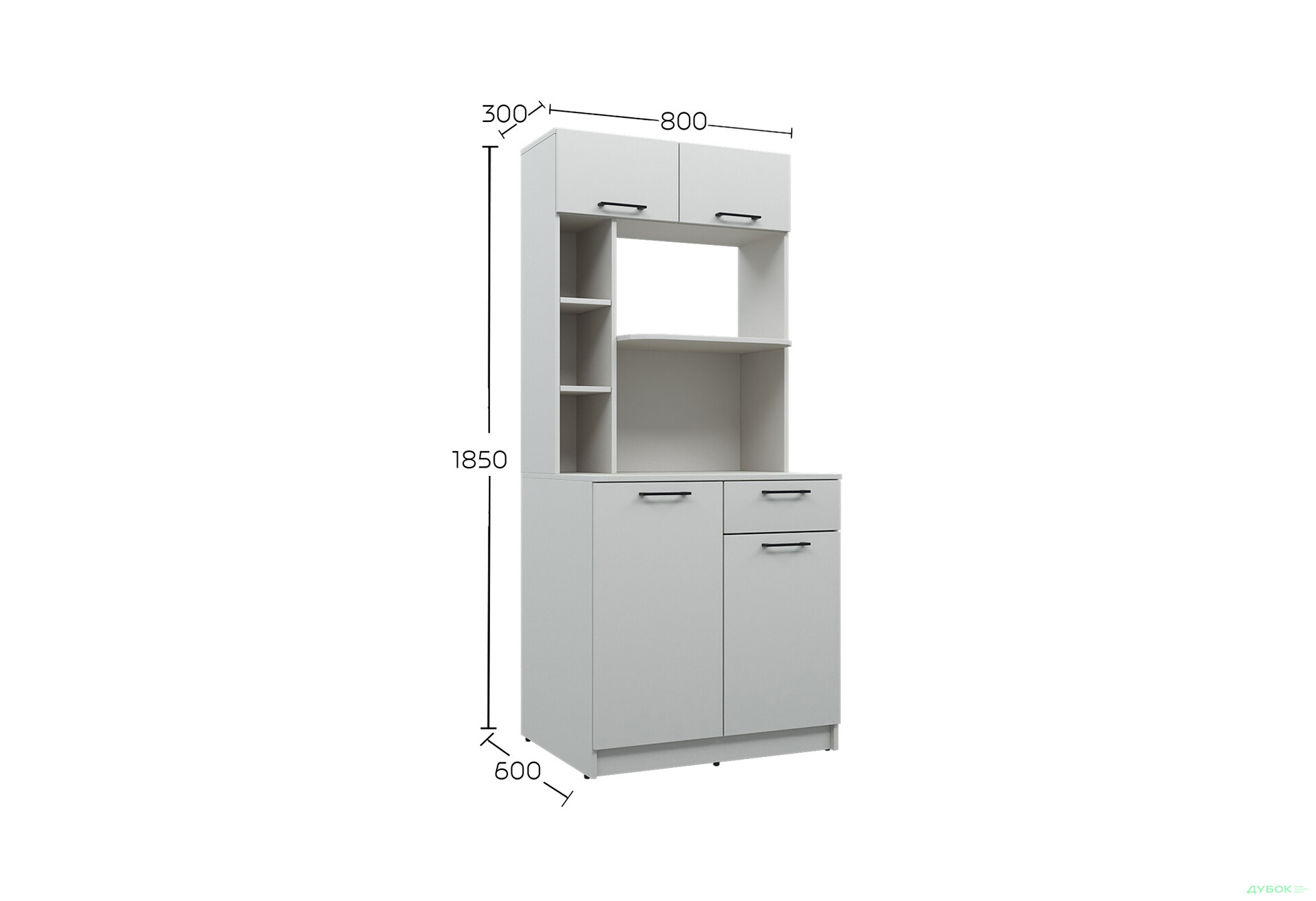 Зображення 3 - Капсульна кухня Garant №1 80 см Кашемір