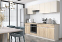 Кухня Гербор Юлія 2.6 м, Кашемір / кашемір, дуб сонома - Зображення 2 Зображення 2 - Кухня Гербор Юлія 2.6 м, Кашемір / кашемір, дуб сонома