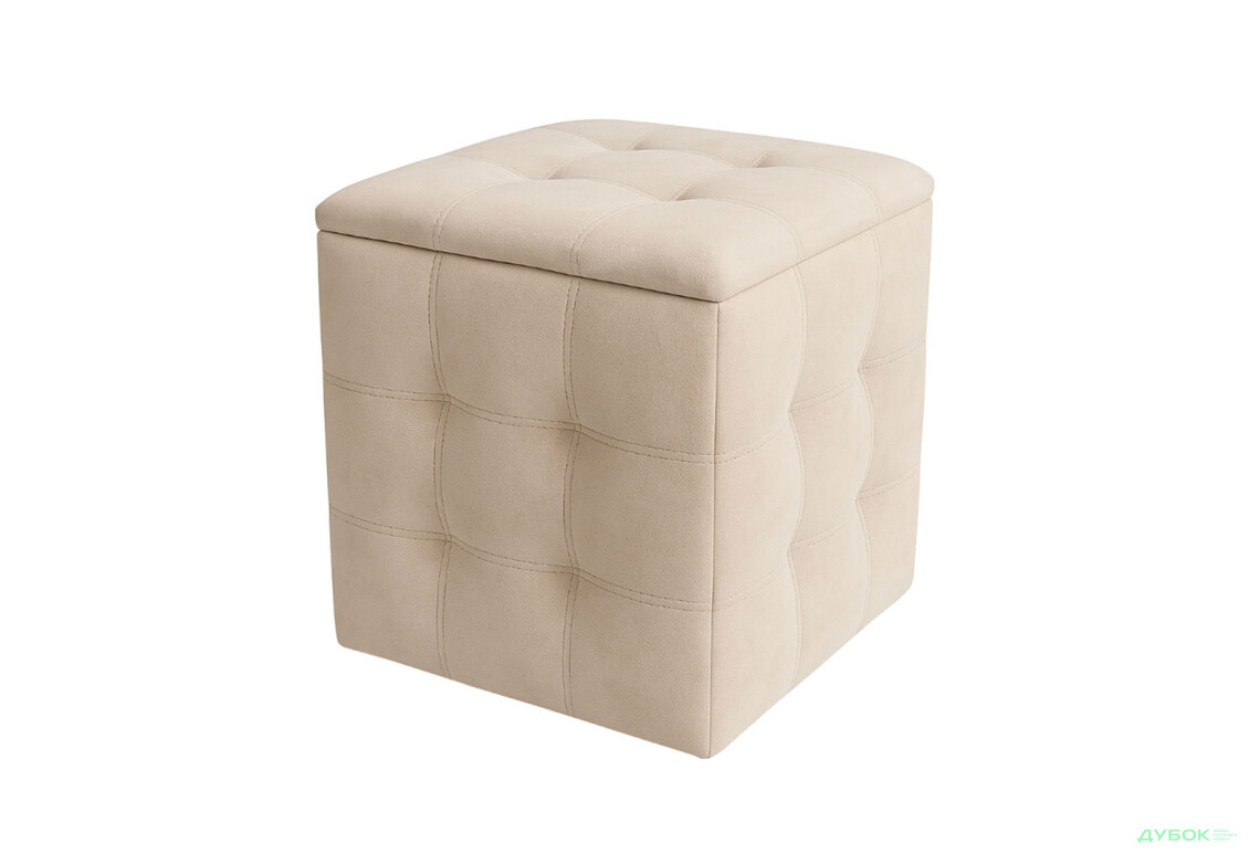 Пуф-трансформер Kredens furniture 5в1 50x50 см, Чорний метал / Світло бежевий - Зображення 1 Зображення 1 - Пуф-трансформер Kredens furniture 5в1 50x50 см, Чорний метал / Світло бежевий