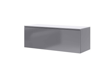 Тумба під ТВ MiroMark Бокс / Box з дверкою 105 см, мат графіт