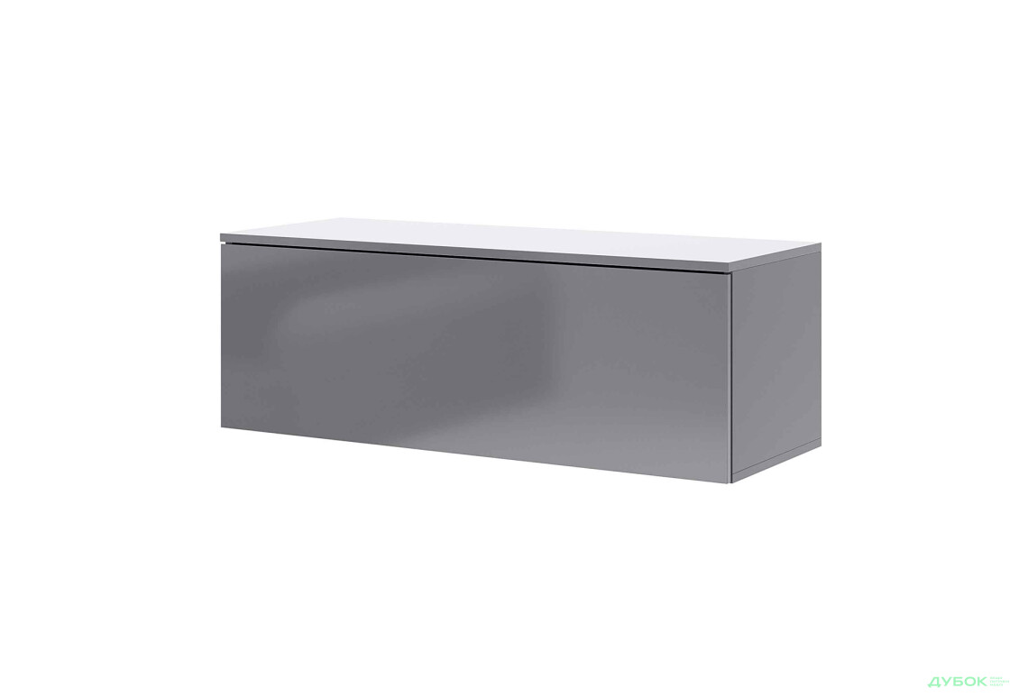 Тумба під ТВ MiroMark Бокс / Box з дверкою 105 см, мат графіт