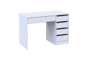 Стіл письмовий Kredens furniture Ерго / Ergo 110x55 см правий з 5-ма шухлядами Білий - Зображення 5 Зображення 5 - Стіл письмовий Kredens furniture Ерго / Ergo 110x55 см правий з 5-ма шухлядами Білий