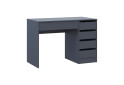Зображення 5 - Стіл письмовий Kredens furniture Ерго / Ergo 110x55 см правий з 5-ма шухлядами Графіт