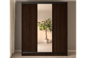 Шафа-купе MebelStar 3-дверна 2000х2400х600 з дзеркалом, венге - Зображення 2 Зображення 2 - Шафа-купе MebelStar 3-дверна 2000х2400х600 з дзеркалом, венге